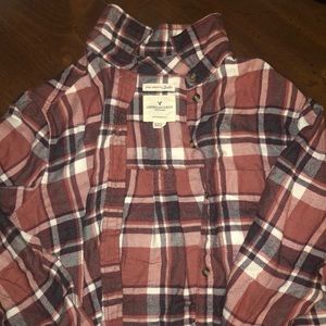 XS American Eagle Boyfriend Flannel